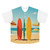 Retro Beach Vibes - Men's Baseball Jersey (AOP)