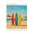 Retro Beach Vibes - Velveteen Plush Blanket
