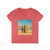 Retro Beach Vibes - Ladies' V-Neck T-Shirt