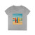 Retro Beach Vibes - Ladies' V-Neck T-Shirt