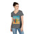 Retro Beach Vibes - Ladies' V-Neck T-Shirt