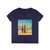 Retro Beach Vibes - Ladies' V-Neck T-Shirt