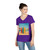 Retro Beach Vibes - Ladies' V-Neck T-Shirt