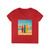 Retro Beach Vibes - Ladies' V-Neck T-Shirt