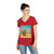 Retro Beach Vibes - Ladies' V-Neck T-Shirt