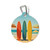 Retro Beach Vibes - Pet Tag