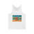 Retro Beach Vibes - Unisex Jersey Tank