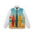 Retro Beach Vibes - Women’s Puffer Jacket (AOP)