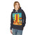 Retro Beach Vibes - Unisex Lightweight Hooded Sweatshirt