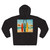 Retro Beach Vibes - Unisex Hooded Zip Sweatshirt