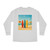 Retro Beach Vibes - Long Sleeve Crewneck Tee