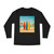 Retro Beach Vibes - Long Sleeve Crewneck Tee