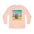 Retro Beach Vibes - Long Sleeve Crewneck Tee