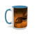 Graceful Gazelle Leap - Accent Coffee Mug (11, 15oz)