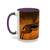 Graceful Gazelle Leap - Accent Coffee Mug (11, 15oz)