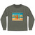Retro Beach Vibes - Men's Long Sleeve Tee