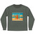 Retro Beach Vibes - Men's Long Sleeve Tee