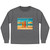 Retro Beach Vibes - Men's Long Sleeve Tee