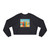 Retro Beach Vibes - Women's Cropped Fleece Pullover