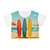 Retro Beach Vibes - Crop Tee (AOP)