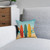 Retro Beach Vibes - Square Pillow