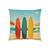 Retro Beach Vibes - Square Pillow