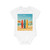 Retro Beach Vibes - Baby Organic Short Sleeve Bodysuit