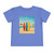 Retro Beach Vibes - Toddler Short Sleeve Tee