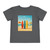 Retro Beach Vibes - Toddler Short Sleeve Tee