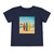 Retro Beach Vibes - Toddler Short Sleeve Tee