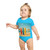 Retro Beach Vibes - Short Sleeve Baby Bodysuit