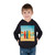 Retro Beach Vibes - Toddler Pullover Fleece Hoodie