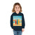 Retro Beach Vibes - Toddler Pullover Fleece Hoodie