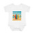 Retro Beach Vibes - Infant Baby Rib Bodysuit