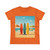 Retro Beach Vibes - Women's Midweight Cotton Tee