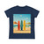 Retro Beach Vibes - Women's Midweight Cotton Tee