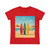 Retro Beach Vibes - Women's Midweight Cotton Tee