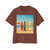 Retro Beach Vibes - Men's Heavy Oversized Tee