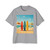 Retro Beach Vibes - Men's Heavy Oversized Tee