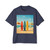 Retro Beach Vibes - Men's Heavy Oversized Tee