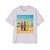 Retro Beach Vibes - Men's Heavy Oversized Tee