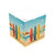 Retro Beach Vibes - Note Cube
