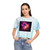 Nebula Dreamscape - Women's Tie-Dye Crop Tee