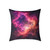 Nebula Dreamscape - Square Poly Canvas Pillow