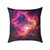 Nebula Dreamscape - Square Poly Canvas Pillow
