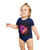 Nebula Dreamscape - Short Sleeve Baby Bodysuit