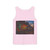 Berlin Graffiti Vibrance - Unisex Garment-Dyed Tank Top