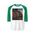 Berlin Graffiti Vibrance - Unisex Three-Quarter Sleeve Raglan Shirt