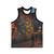 Berlin Graffiti Vibrance - Unisex Basketball Jersey (AOP)