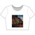 Berlin Graffiti Vibrance - Women’s Poly-Cotton Crop Tee